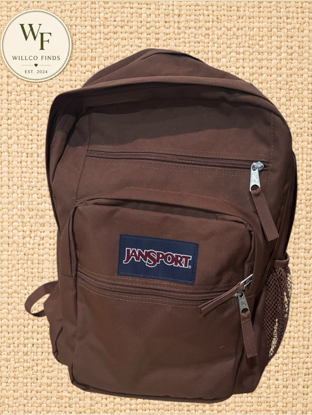 JanSport Big Student Brown Backpack Laptop School Travel Bag